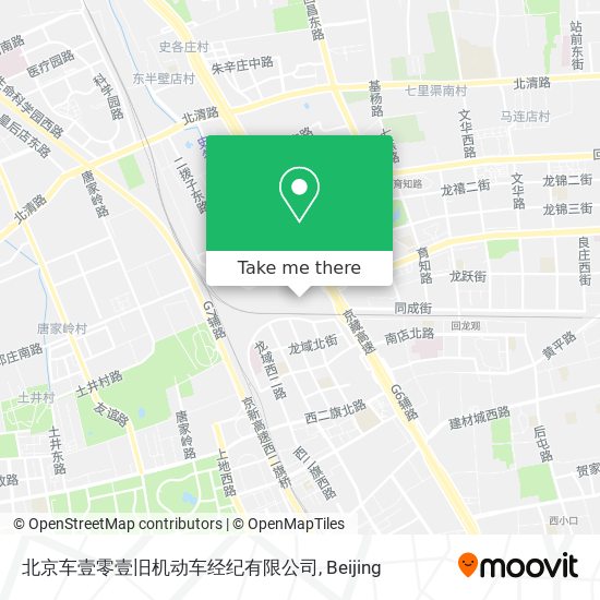 北京车壹零壹旧机动车经纪有限公司 map
