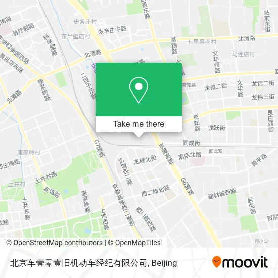 北京车壹零壹旧机动车经纪有限公司 map