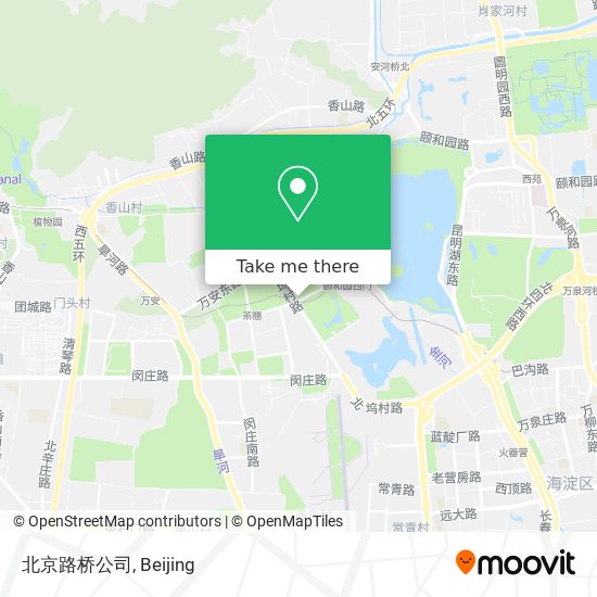 北京路桥公司 map