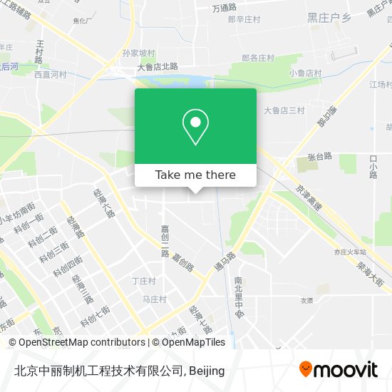 北京中丽制机工程技术有限公司 map