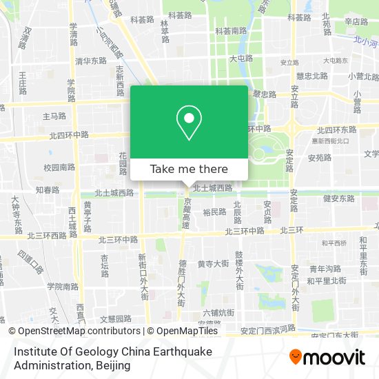 Institute Of Geology China Earthquake Administration map