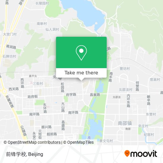 前锋学校 map