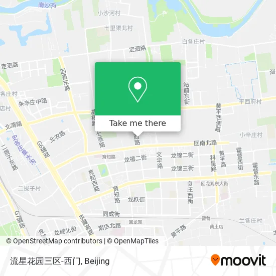 流星花园三区-西门 map