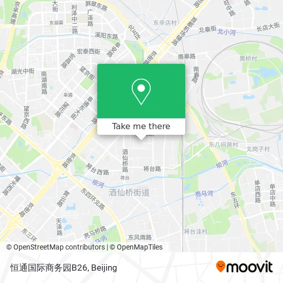 恒通国际商务园B26 map