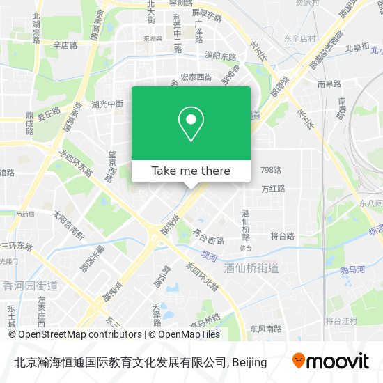 北京瀚海恒通国际教育文化发展有限公司 map