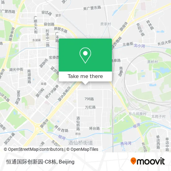 恒通国际创新园-C8栋 map