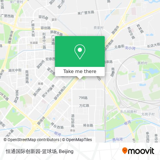 恒通国际创新园-篮球场 map