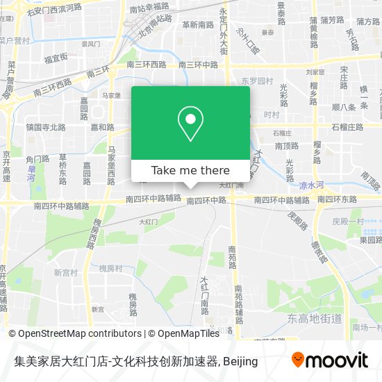 集美家居大红门店-文化科技创新加速器 map