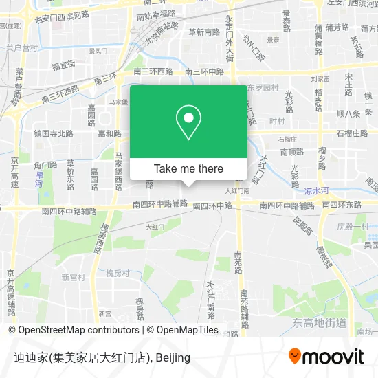 迪迪家(集美家居大红门店) map