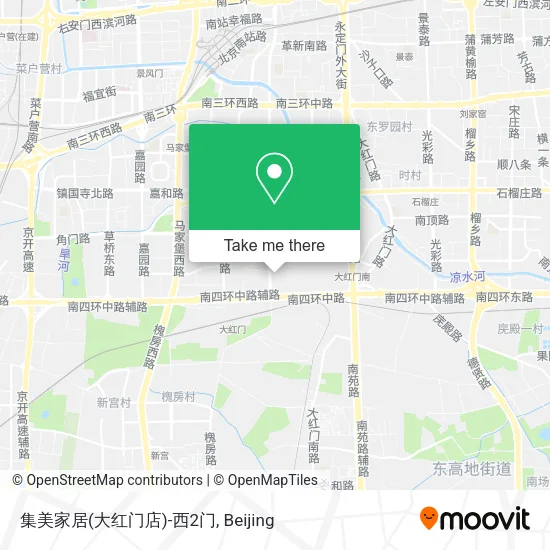 集美家居(大红门店)-西2门 map