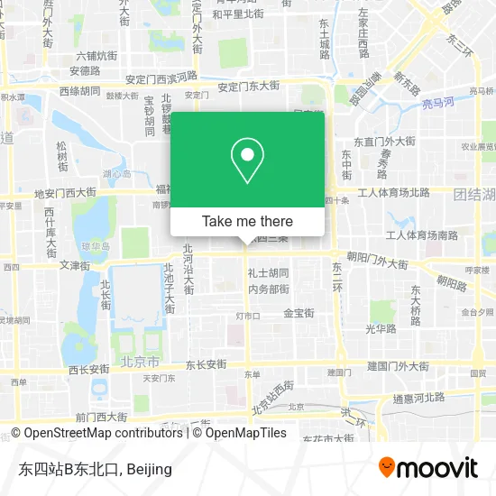 东四站B东北口 map