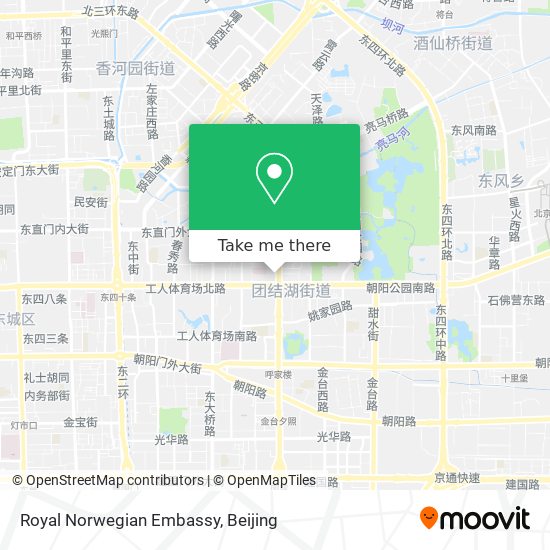 Royal Norwegian Embassy map