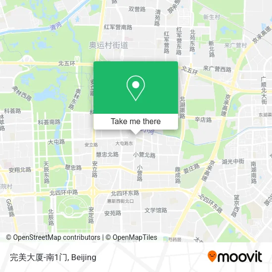 完美大厦-南1门 map
