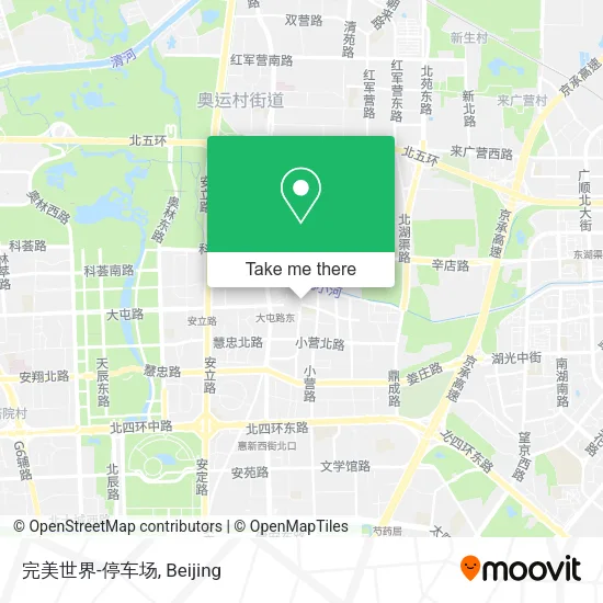 完美世界-停车场 map
