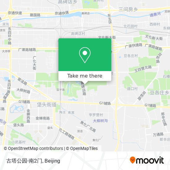 古塔公园-南2门 map