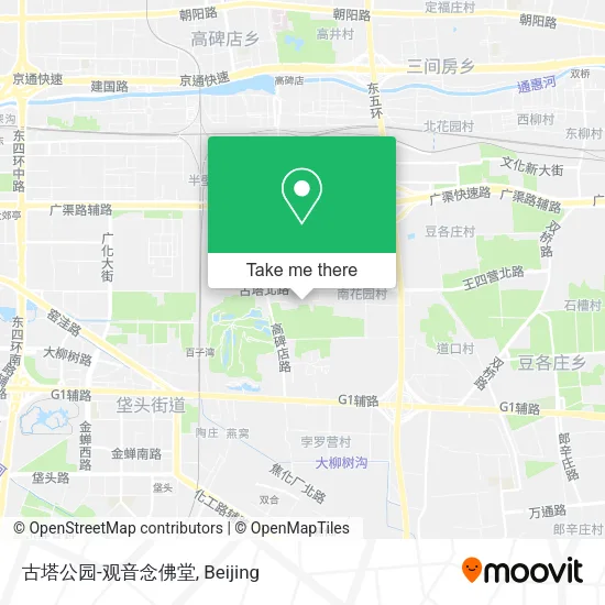 古塔公园-观音念佛堂 map