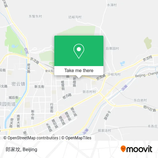 郎家坟 map
