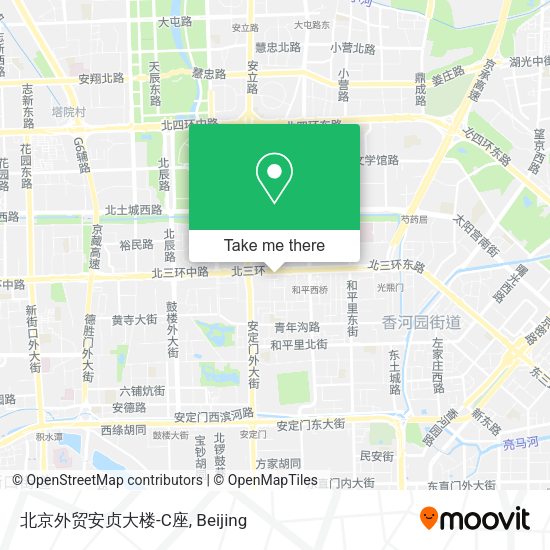 北京外贸安贞大楼-C座 map