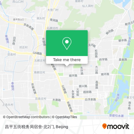 昌平五街税务局宿舍-北2门 map