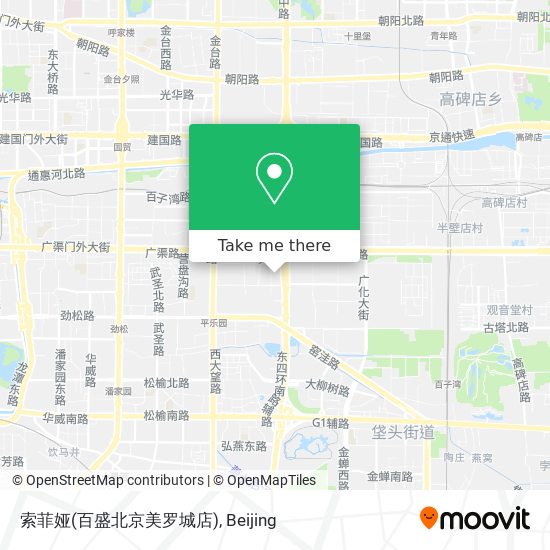 索菲娅(百盛北京美罗城店) map