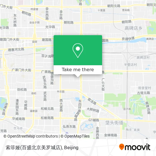 索菲娅(百盛北京美罗城店) map