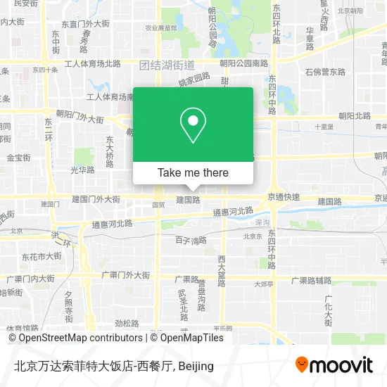 北京万达索菲特大饭店-西餐厅 map