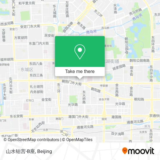 山水铂宫-B座 map