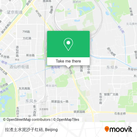 拉渣土水泥沙子红砖 map