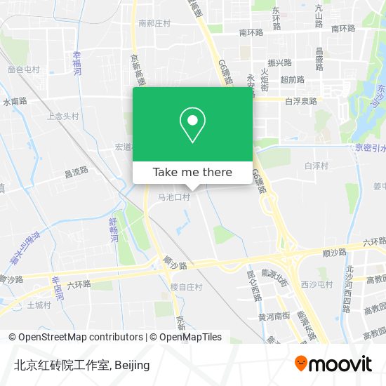 北京红砖院工作室 map