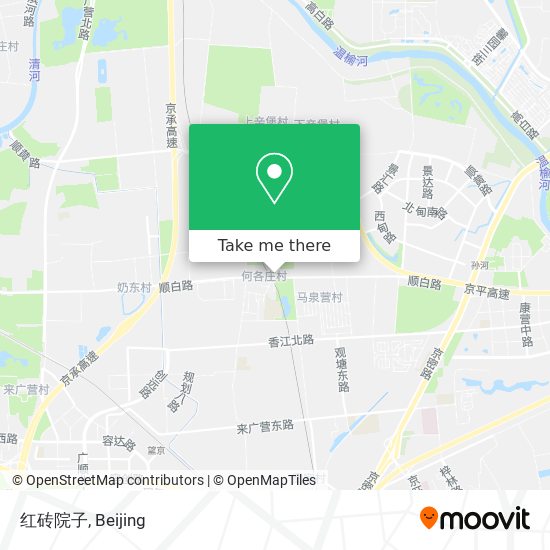 红砖院子 map