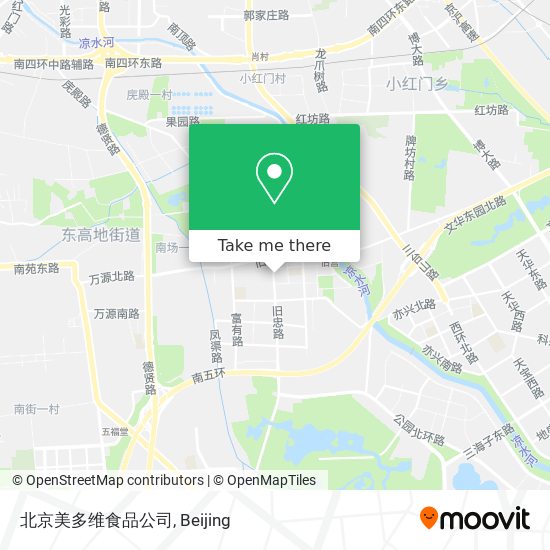 北京美多维食品公司 map