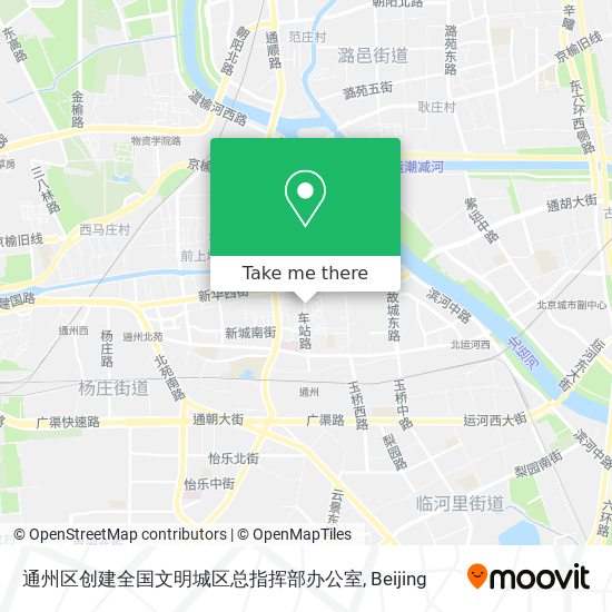 通州区创建全国文明城区总指挥部办公室 map