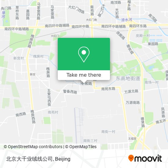 北京大千业绒线公司 map