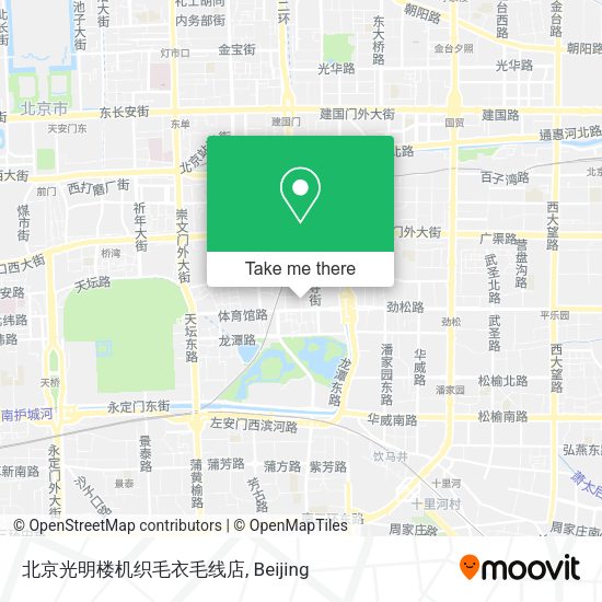 北京光明楼机织毛衣毛线店 map