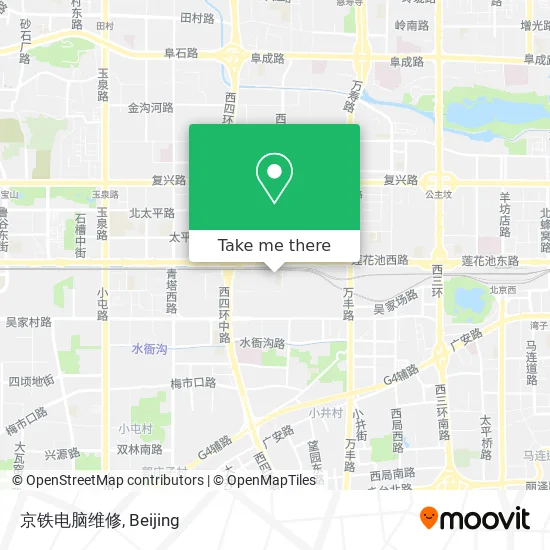 京铁电脑维修 map