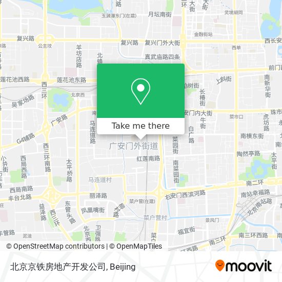 北京京铁房地产开发公司 map