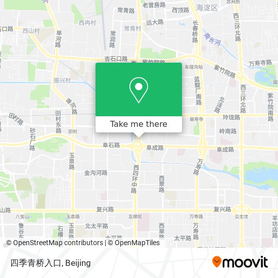 四季青桥入口 map