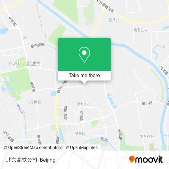 北京高铁公司 map