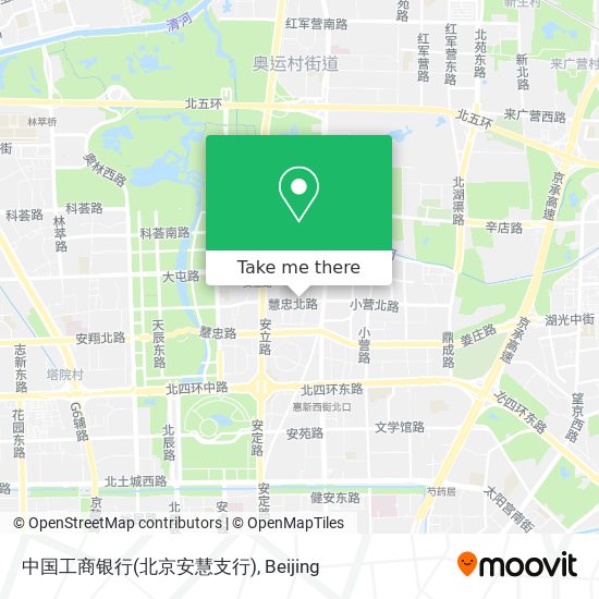 中国工商银行(北京安慧支行) map
