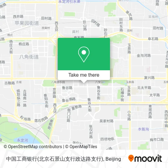 中国工商银行(北京石景山支行政达路支行) map