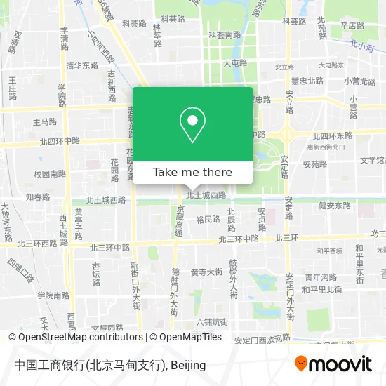 中国工商银行(北京马甸支行) map