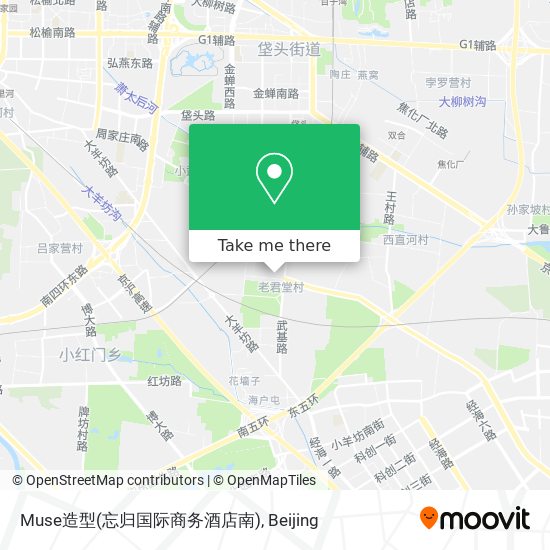 Muse造型(忘归国际商务酒店南) map