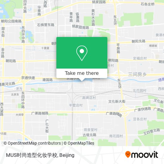 MUS时尚造型化妆学校 map