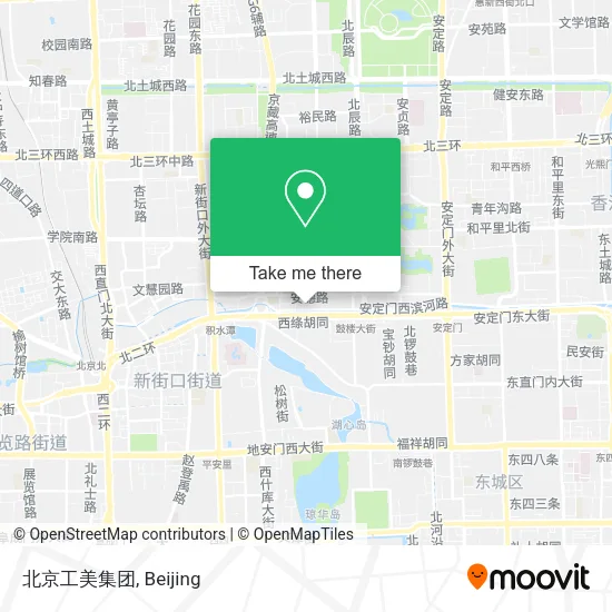 北京工美集团 map