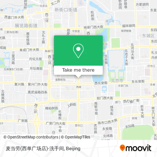 麦当劳(西单广场店)-洗手间 map