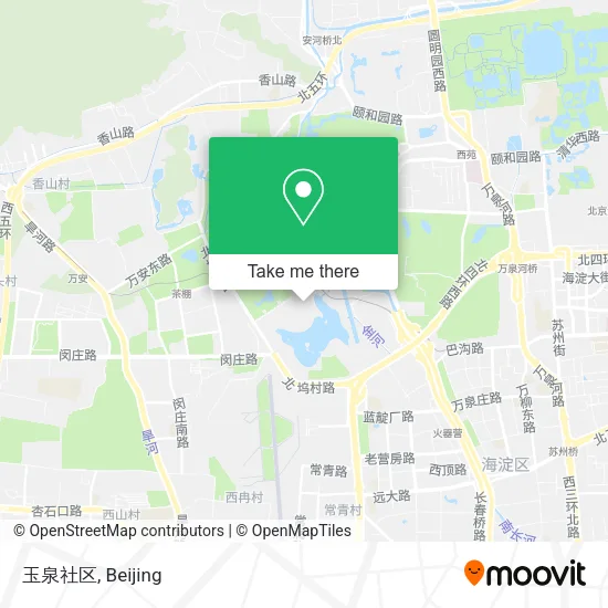 玉泉社区 map