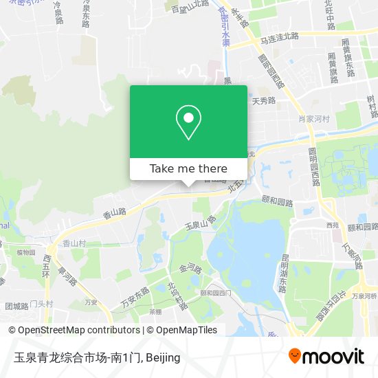 玉泉青龙综合市场-南1门 map
