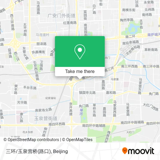 三环/玉泉营桥(路口) map