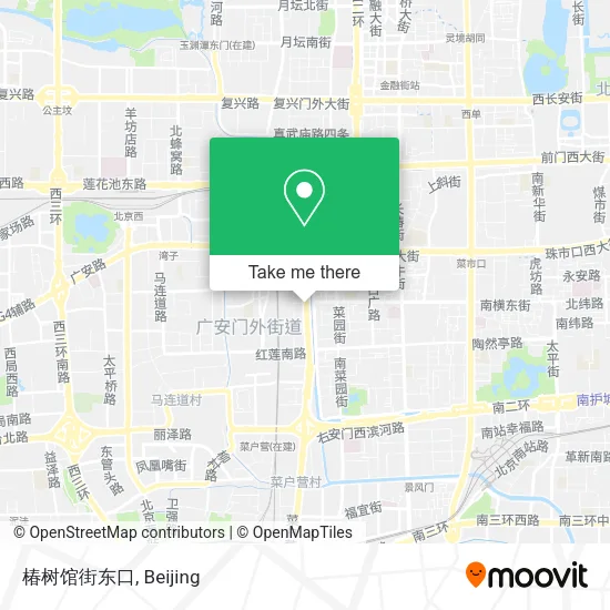 椿树馆街东口 map