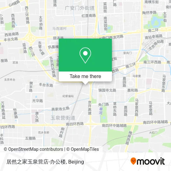 居然之家玉泉营店-办公楼 map